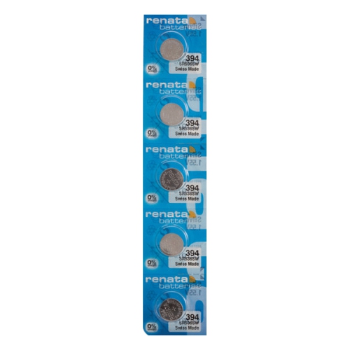 5 x Renata 394 Watch Batteries, SR936SW Battery