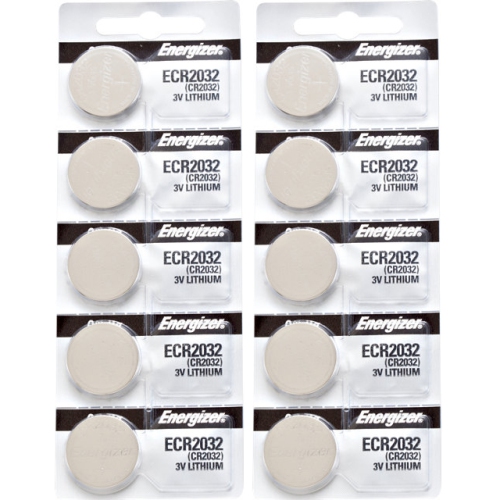 10 x Energizer CR2032 Batteries, Lithium Battery 2032