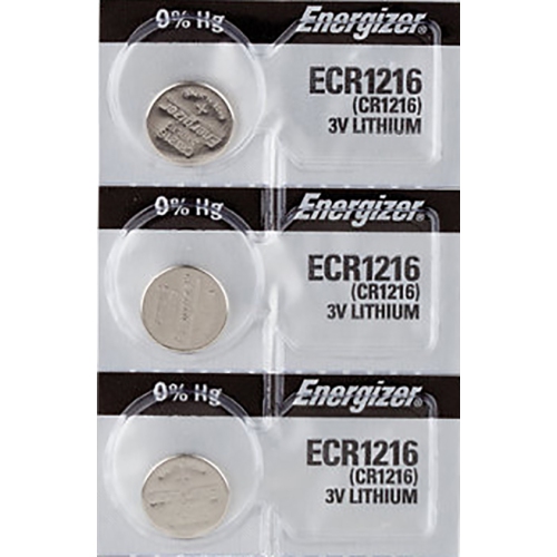 3 x Energizer CR1216 Batteries, Lithium Battery 1216