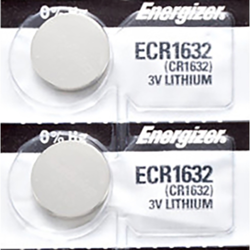 2 x Energizer CR1632 Batteries, Lithium Battery 1632