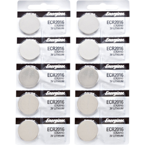 10 x Energizer CR2016 Batteries, Lithium Battery 2016