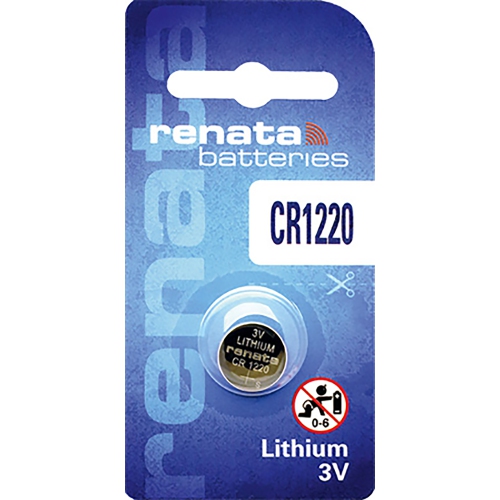 1 x Renata CR1220 Batteries, Lithium Battery 1220