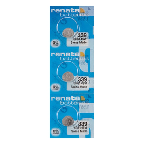 3 x Renata 339 Watch Batteries, SR614SW Battery