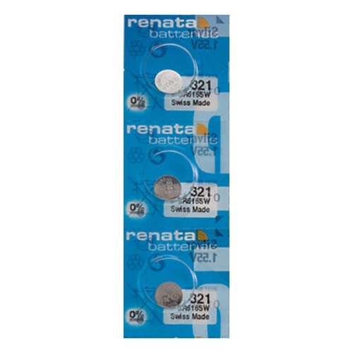 3 x Renata 321 Watch Batteries, SR616SW Battery