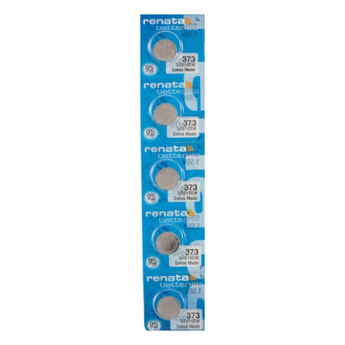 5 x Renata 373 Watch Batteries, SR916SW Battery