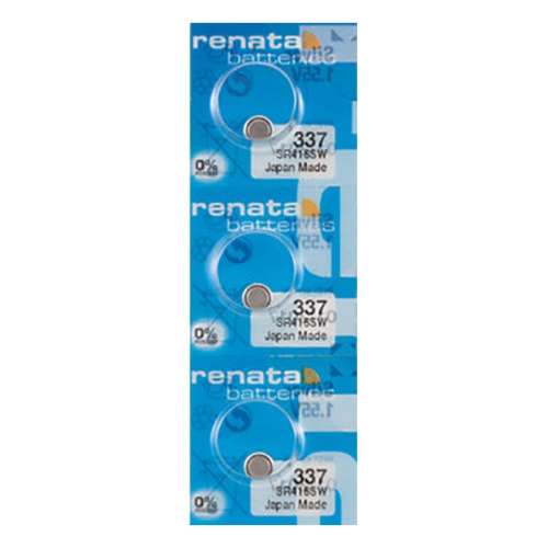 3 x Renata 337 Watch Batteries, SR416SW Battery