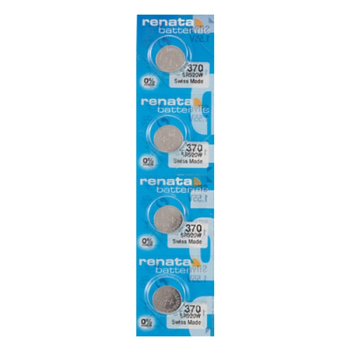 4 x Renata 370 Watch Batteries, SR920W Battery