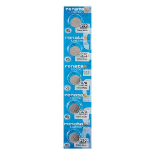 5 x Renata 370 Watch Batteries, SR920W Battery
