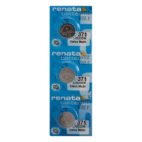 RENATA  3 X 371 Watch Batteries, Sr920Sw Battery