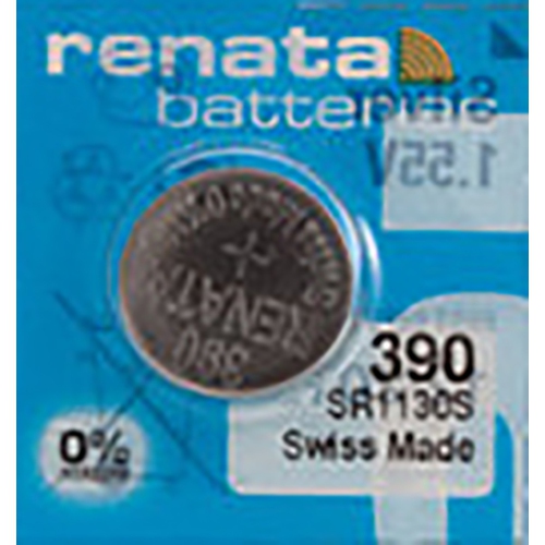 1 x Renata 390 Watch Batteries, SR1130SW Battery