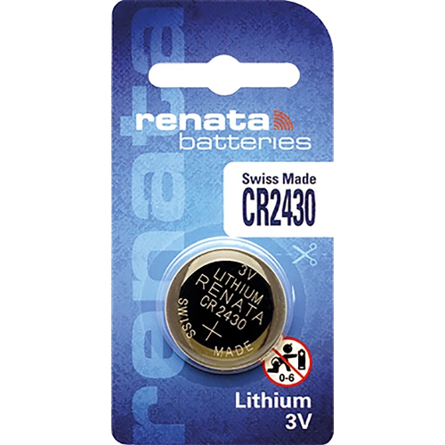 1 x Renata CR2430 Batteries, Lithium Battery 2430