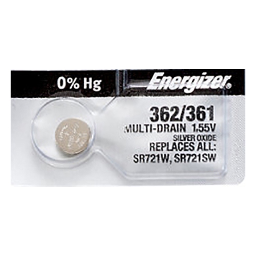1 x Energizer 362 Watch Batteries, SR721SW or 361 Battery