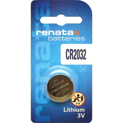 1 x Renata CR2032, Piles au lithium 3V 2032