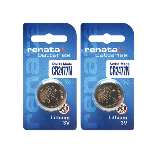 RENATA  2 X Cr2477N Batteries, Lithium Battery 2477