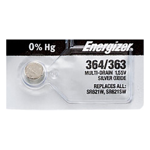 ENERGIZER  1 X 362 Watch Batteries, Sr621Sw Or 363 Battery