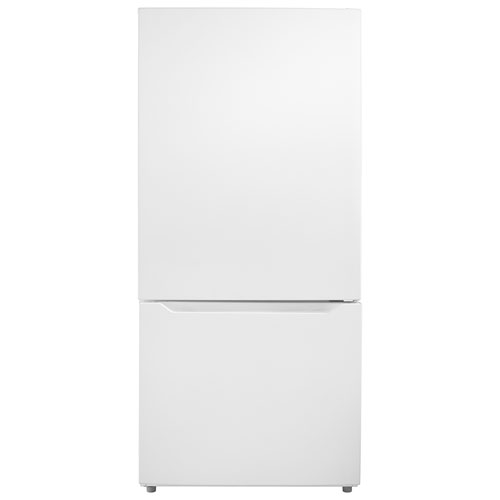 Insignia 30" 18.6 Cu. Ft. Bottom Freezer Refrigerator - White - Only at Best Buy