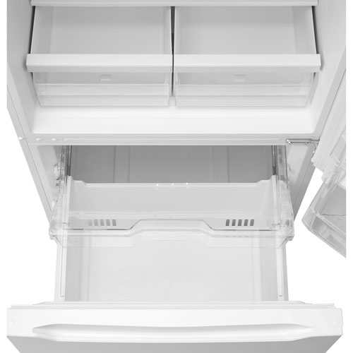 Insignia 30" 18.6 Cu. Ft. Bottom Freezer Refrigerator - White - Only at Best Buy