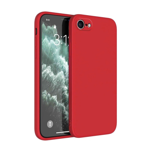 PANDACO Soft Shell Matte Red Case for iPhone 7 or iPhone 8 or iPhone SE