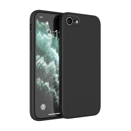 PANDACO  Soft Shell Matte Case for Iphone 7 Or Iphone 8 Or Iphone Se (2020/2022) In Black