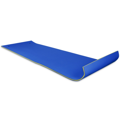 Costway 3 Layer Floating Water Pad Foam Mat Water Recreation Relaxing Tear-resistant 18' x 6'