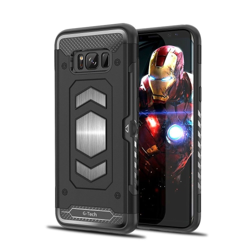 Anti Fall Magnetic Armor Case Card Holder for Samsung Galaxy S8