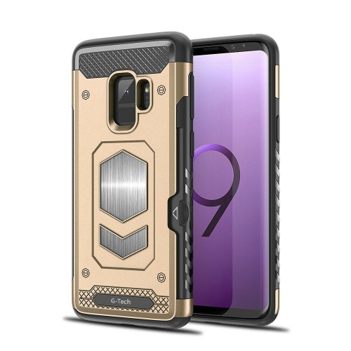 Anti Fall Magnetic Armor Case Card Holder for Samsung Galaxy S9