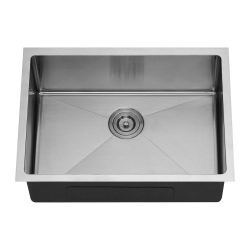 Agua Canada - Elko - Kitchen Sink Stainless Steel 25"x18" Undermount Handmade