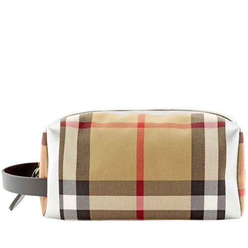 burberry check pouch