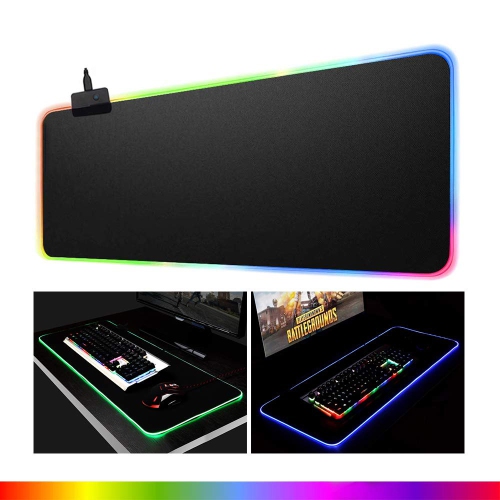 axGear Gaming Mouse Pad RGB LED Light Color Switching For Computer Laptop Large