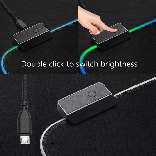 axGear Gaming Mouse Pad RGB LED Light Color Switching For Computer Laptop Large