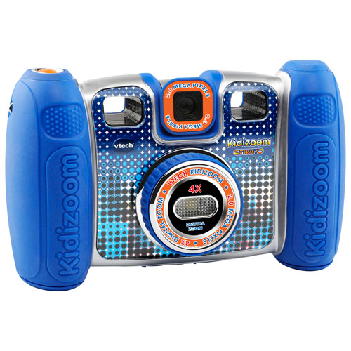 Appareil photo numérique de 2 Mpx avec zoom optique 4x Kidizoom Twist de VTech - Bleu