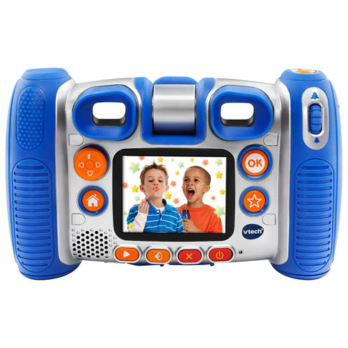 Appareil photo numérique de 2 Mpx avec zoom optique 4x Kidizoom Twist de VTech - Bleu