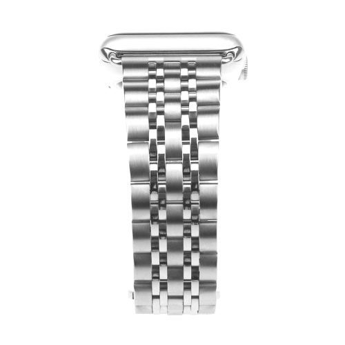 StrapsCo Stainless Steel Link Watch Band Strap for Apple Watch Series 1/2/3/4 - 44mm - Silver