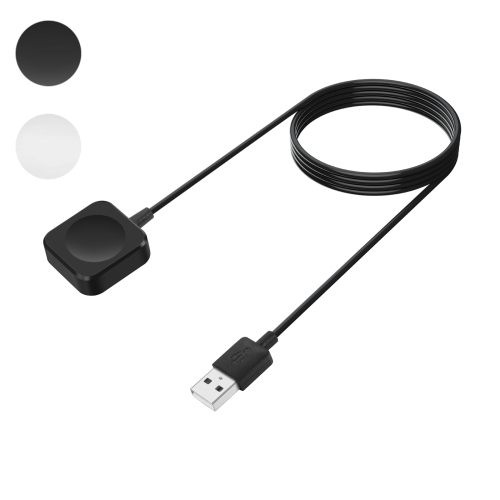 StrapsCo Port de Chargement Magnétique de Remplacement pour Câble USB pour Apple Watch Séries 1/2/3/4 - Noir