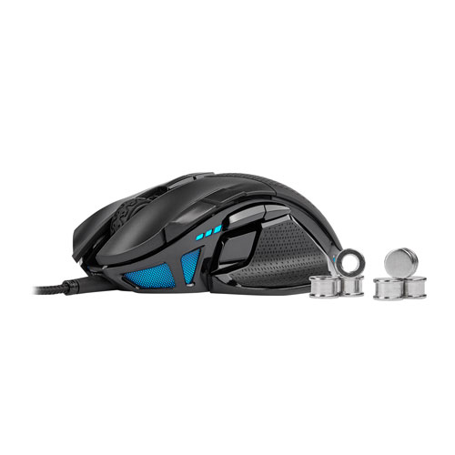 Corsair Nightsword RGB 18000 DPI Optical Gaming Mouse - Black
