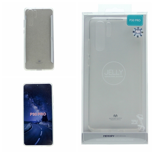 Huawei P30 Pro Goospery Jelly Case, Clear