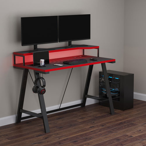 Zld Performance Series 2 5 Computer Gaming Desk Carbon Fibre