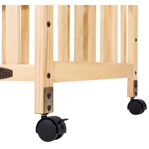 Child Craft Bristol Solid Wood Portable Crib - Natural
