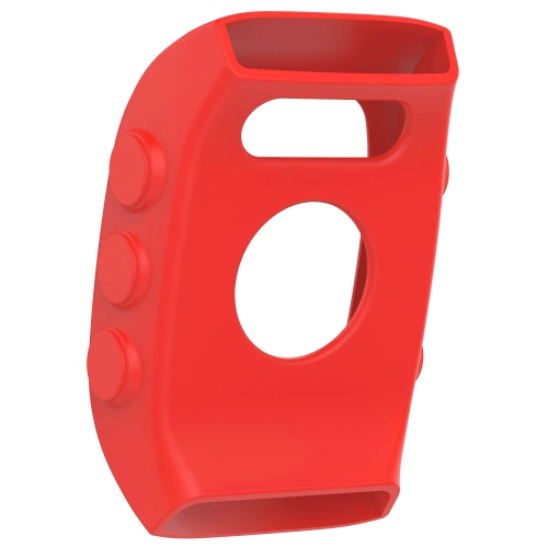 StrapsCo Silicone Rubber Protective Case Cover for Polar M400/M430 - Red