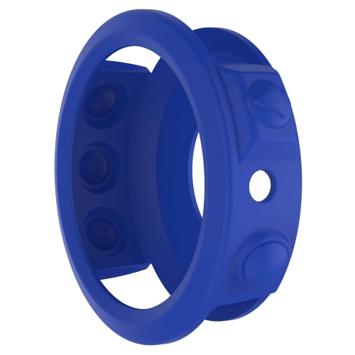 StrapsCo Silicone Rubber Protective Case Cover for Garmin Fenix 5S - Blue