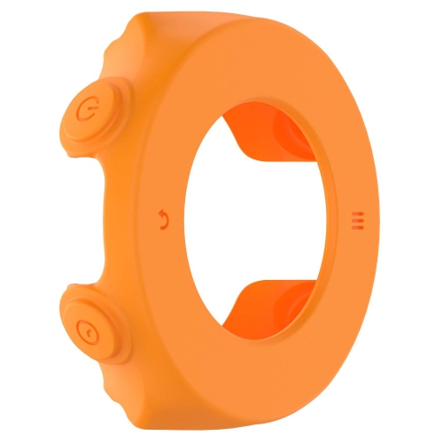 StrapsCo Silicone Rubber Protective Case Cover for Garmin Forerunner 620 - Orange