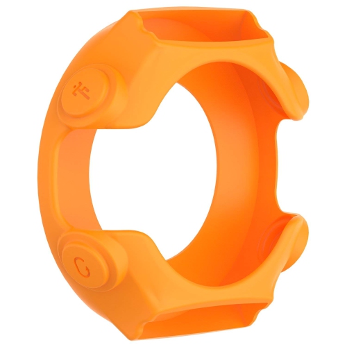 StrapsCo Silicone Rubber Protective Case Cover for Garmin Forerunner 620 - Orange