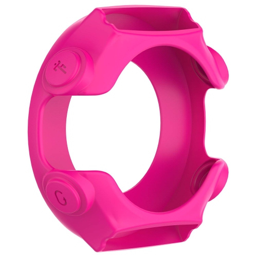 StrapsCo Silicone Rubber Protective Case Cover for Garmin Forerunner 620 - Fuchsia