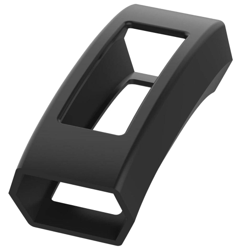 StrapsCo Silicone Rubber Protective Case Cover for Fitbit Alta & Alta HR - Black