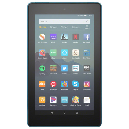 Amazon Fire 7 7" 16GB FireOS 6 Tablet with MTK8163B Quad-Core Processor - Twilight Blue