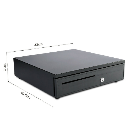 La boîte à tiroir-caisse d’axGear est compatible avec les imprimantes de PDV d’Epson avec plateau à 5 billets et à 5 pièces