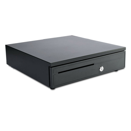 La boîte à tiroir-caisse d’axGear est compatible avec les imprimantes de PDV d’Epson avec plateau à 5 billets et à 5 pièces