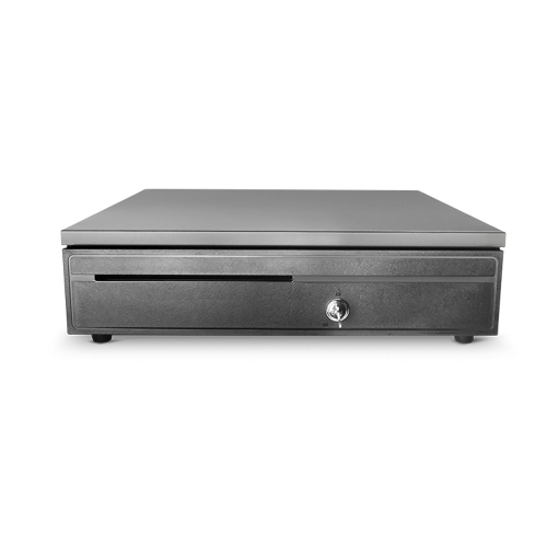 La boîte à tiroir-caisse d’axGear est compatible avec les imprimantes de PDV d’Epson avec plateau à 5 billets et à 5 pièces