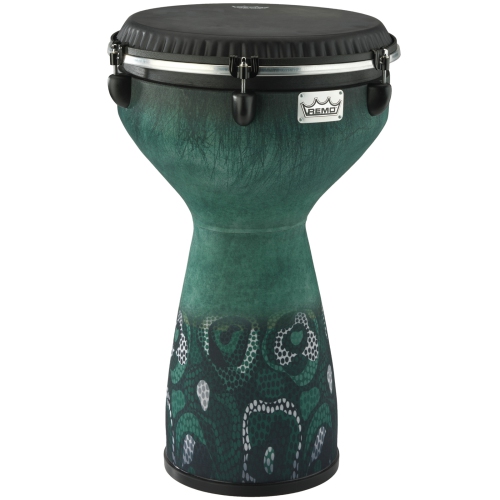 REMO  Flareout Djembe Drum - 13 Everglade In Green