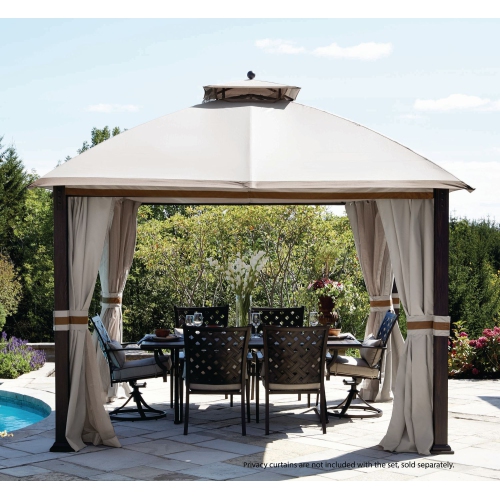 Patio Gazebo Patiotrends Venice High Grade Powder Coated Steel